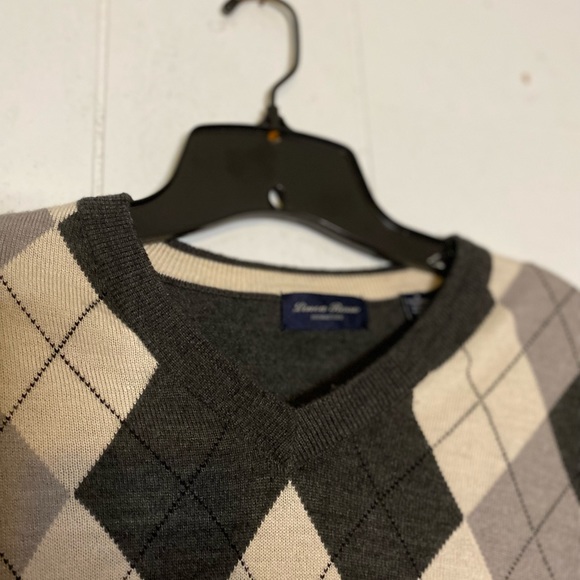 Linea Rosso Signature Men’s Merino Wool Blend Sweater Size M Pullover Gray - Picture 4 of 7